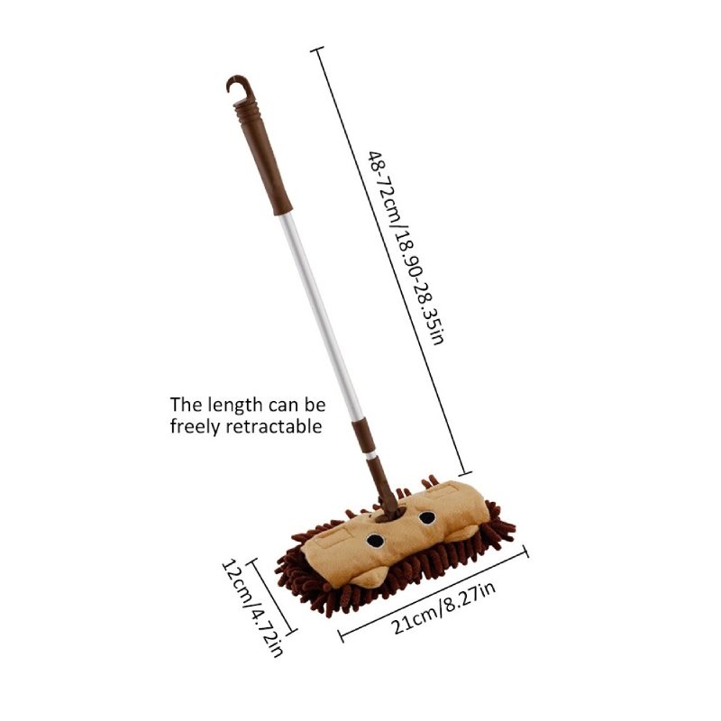 Barnkvast Golvrengöring Sträckbar Leksak
