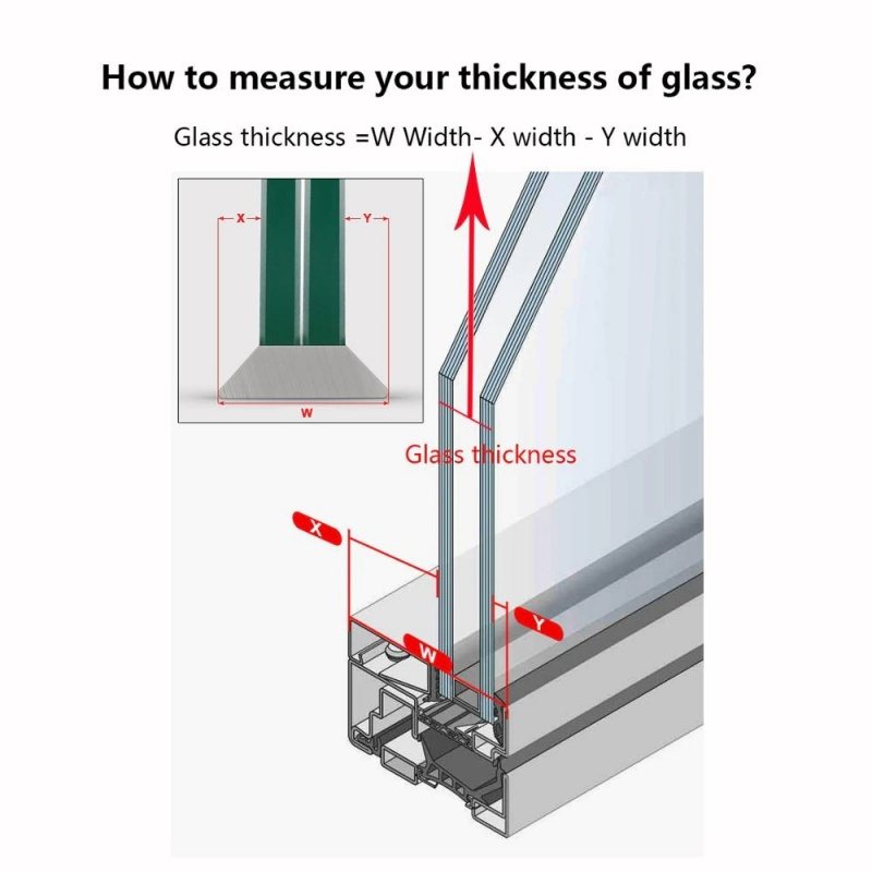 Fönsterglasrengöring Dubbelsidig Magnetisk Borste