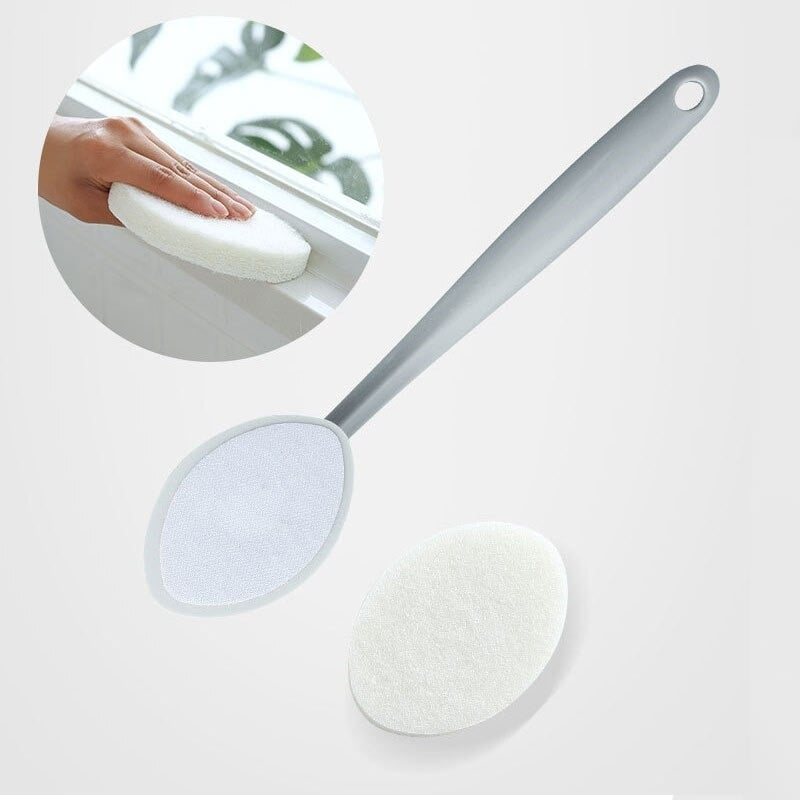 Rengöringssvamp Long Handle Brush Eraser Magic Sponge Diy