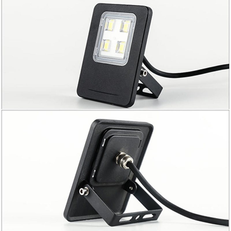 10w 20w 4led Flood Light Ip67 Vattentät Landskapslampa Spotlight Utomhuscamping Nödlykta