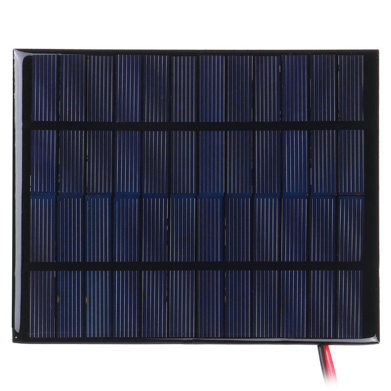 10w Solpanel Med Klämmor Polykristallint Silikon Solcell Ip65 Bärbar Vattentät Utomhuscampingresor