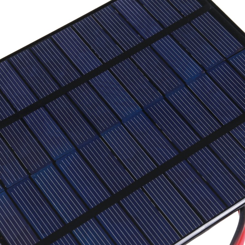 10w Solpanel Med Klämmor Polykristallint Silikon Solcell Ip65 Bärbar Vattentät Utomhuscampingresor