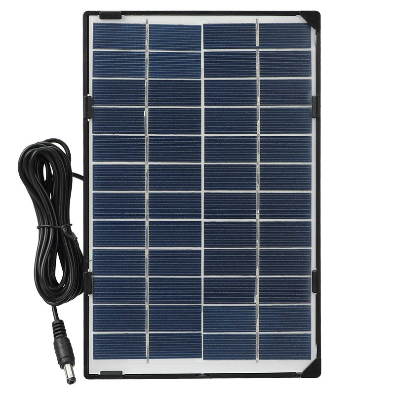 12v Hopfällbar Solpanelladdare Camping Solar Power Bank Backpacking Solpanel Med 3m Kabel