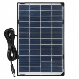 12v Hopfällbar Solpanelladdare Camping Solar Power Bank Backpacking Solpanel Med 3m Kabel