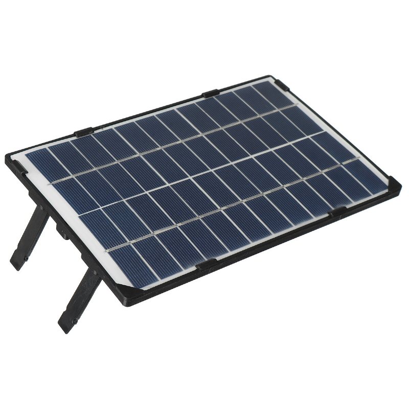 12v Hopfällbar Solpanelladdare Camping Solar Power Bank Backpacking Solpanel Med 3m Kabel