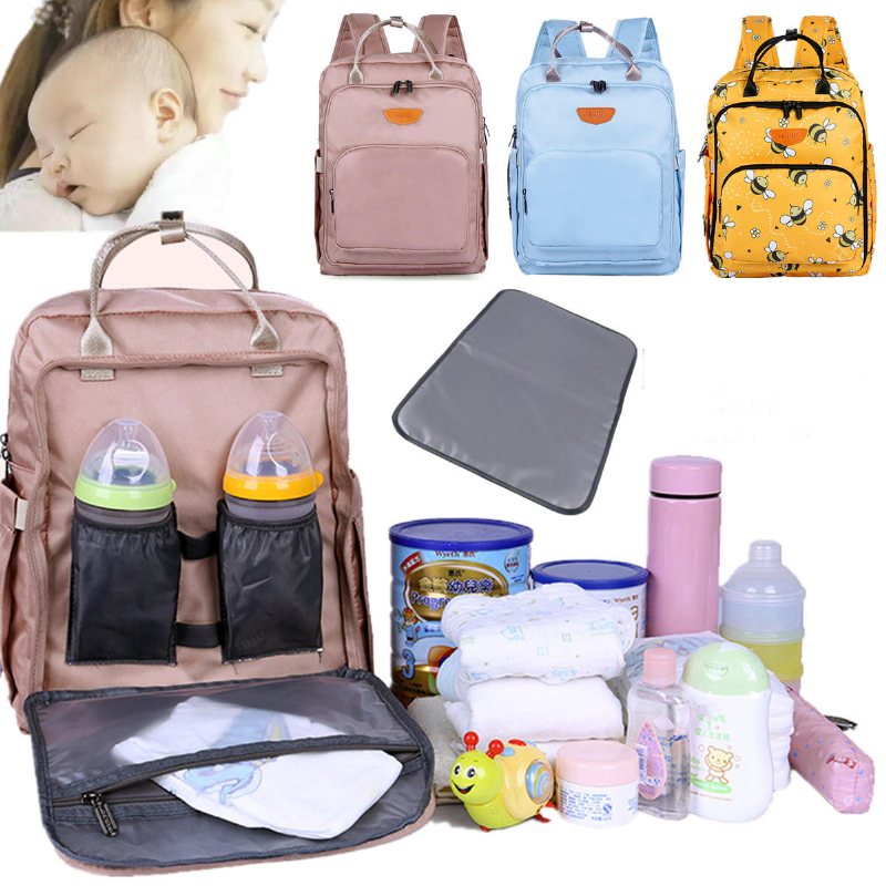 13l Mummy Ryggsäck Vattentät Babyblöja Skötväska Axel Handväska Outdoor Travel