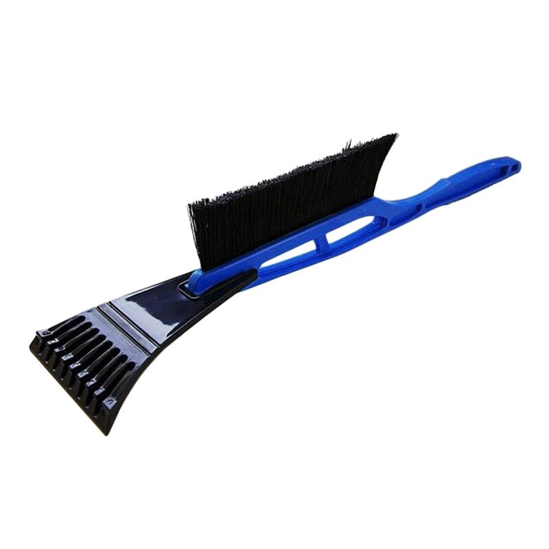 2 I 1 Ice Snow Shovel Scraper Utomhus Vinter Bil Fönster Rengöring Borst Spade