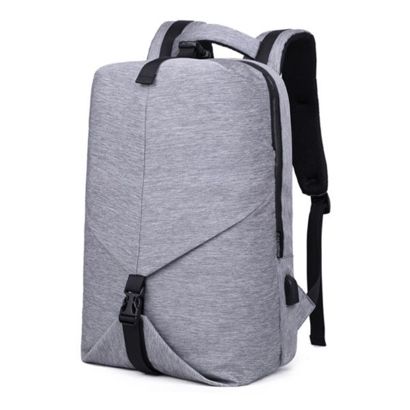 20l Usb Nylon Ryggsäck Tonårings Skolväska 15.6 Tums Laptopväska Vattentät Axelväska