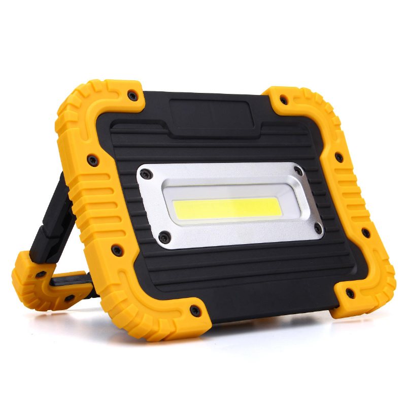 20led 10w 750lm Cob Led-arbetsljus Usb-uppladdningsbart Handtag Ficklampa Utomhuscampinglykta