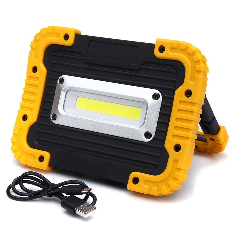 20led 10w 750lm Cob Led-arbetsljus Usb-uppladdningsbart Handtag Ficklampa Utomhuscampinglykta