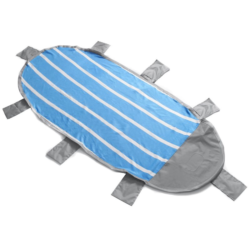 210x95cm Utomhus Uppblåsbar Lazy Beach Mat Luftmadrasser Vikbar Camping Picknick Resor Liggunderlag