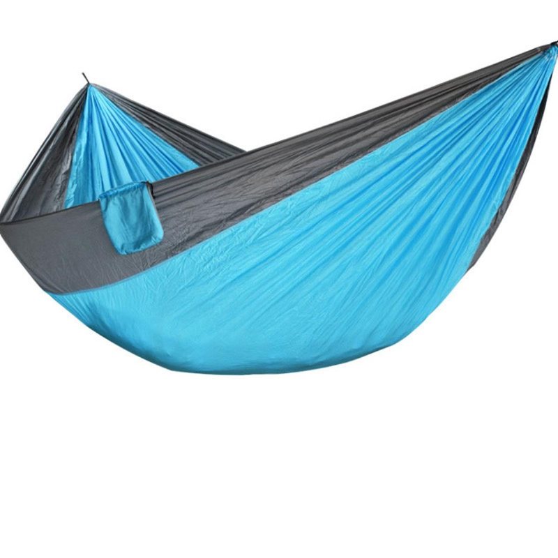 230x90cm 210t Nylon Hängmatta Camping Swing Portabel Fallskärm För Vuxna Utomhus