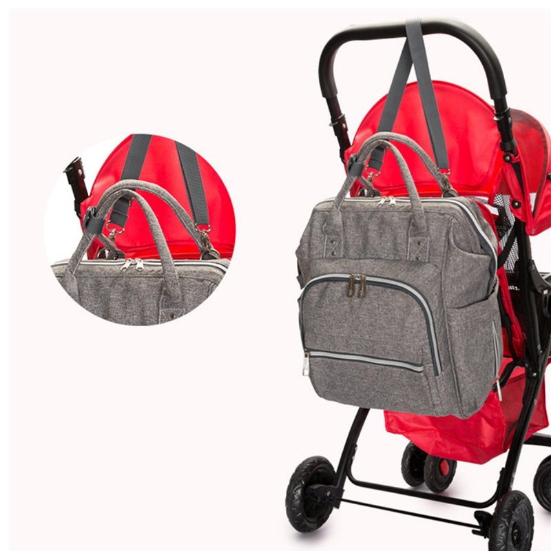 25l Outdoor Travel Mummy Babyblöjblöjryggsäck Multifunktionell Skötväska + Vattenflaskväska