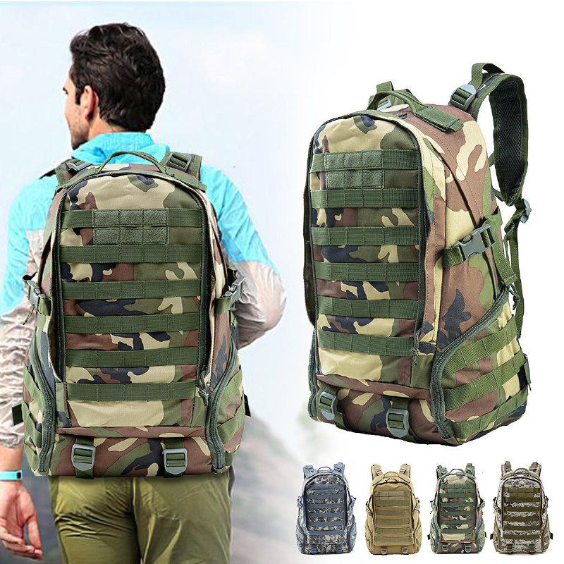 27l Utomhus Vattentät Molle Military Tactical Bag Sling Backpack Travel Assault Bag