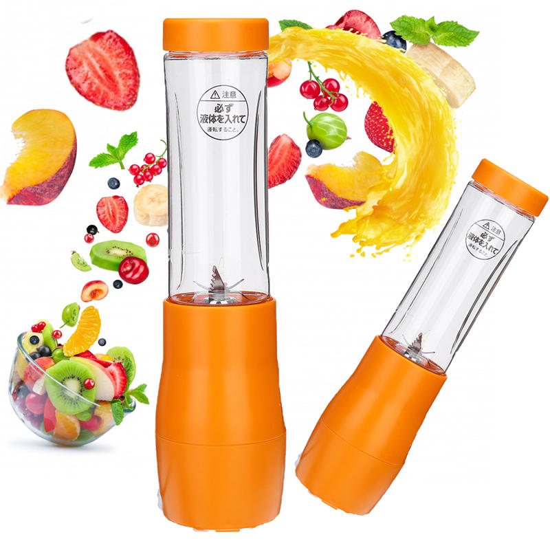 280ml 6 Blad Auto Usb Uppladdningsbar Juicer Fruktmaskin Usb Utomhusblender Accompany Cup