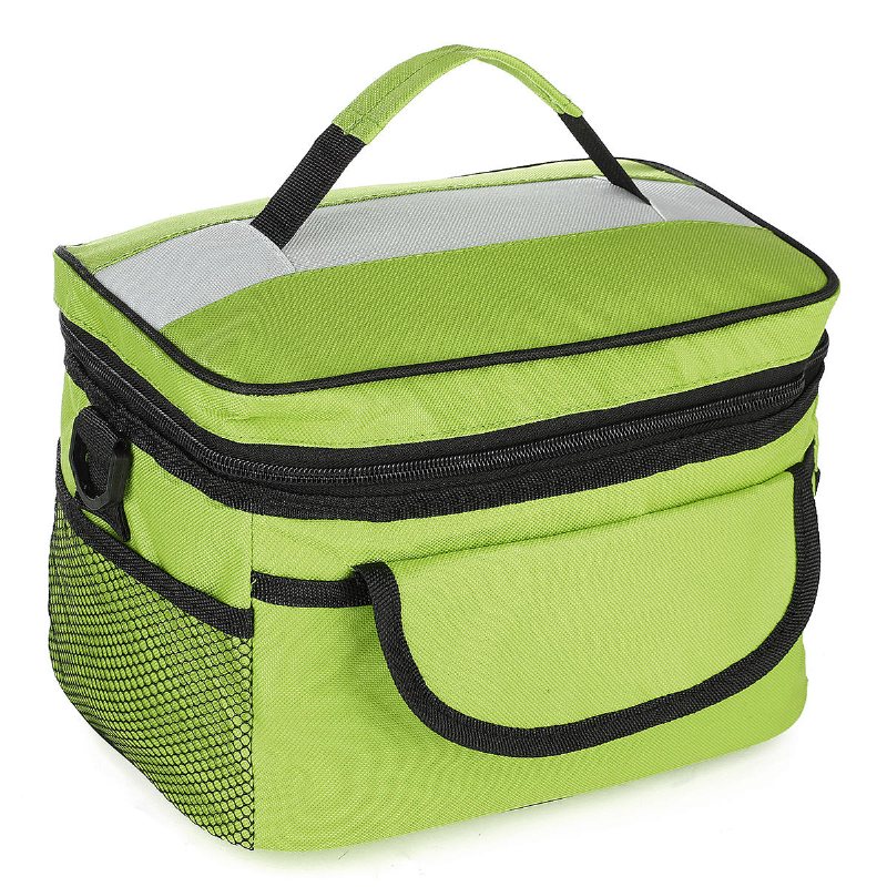 28x17x18cm Oxford Lunch Tote Cooler Ryggsäck Isolerad Picknickväska För Campingresor