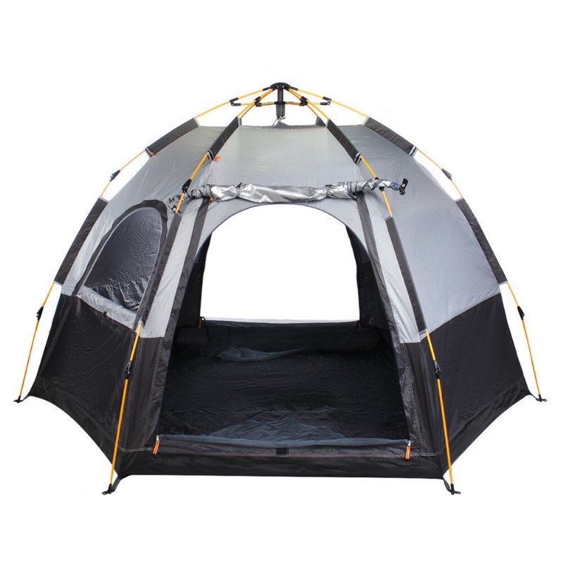 3-4 Personers Campingtält 270x270x150cm 210d Oxford+190t Pu3000mm Uv-skydd Vattentätt Tält