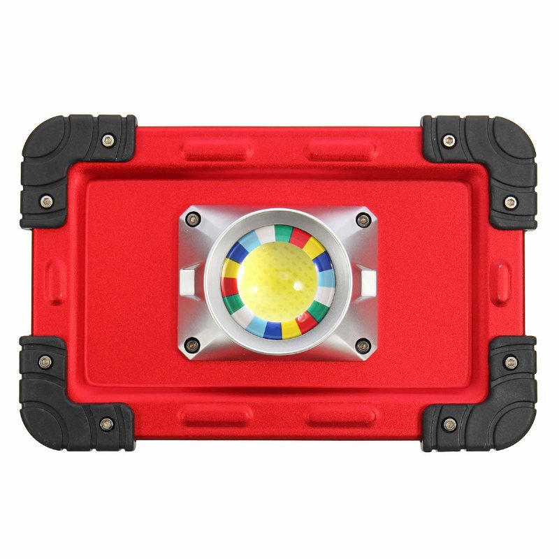 30w 500lm 69 Led Cob Flood Light Vattentät Uppladdningsbar Arbetslampa Campingtältlykta