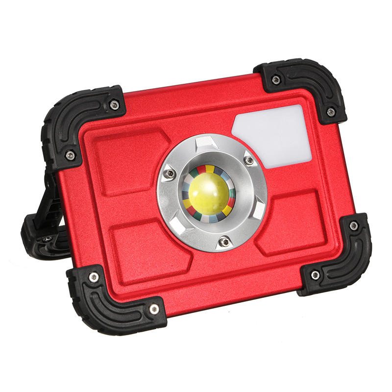 30w Cob 4 Mode Led Bärbar Usb Uppladdningsbar Flood Light Spot Vandring Camping Utomhus Arbetslampa