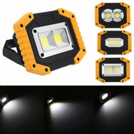 30w Usb Led Cob-ljus Utomhus 3 Lägen Arbetsljus Camping Nödlykta Ficklampa Spotlight Sökljus Campingljus