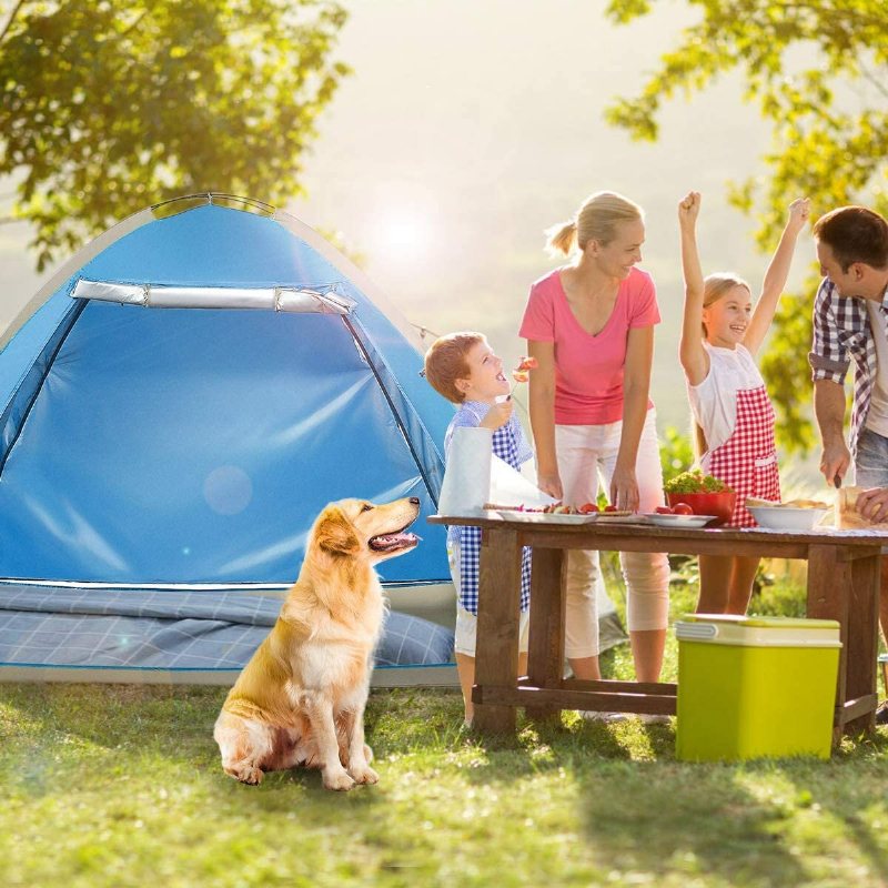 4-5 Personer Automatiskt Campingtält Upf 50+ Anti Uv-strandtält Solskydd Baldakin Utomhus Resefiske