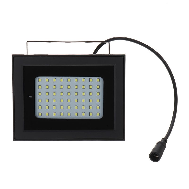 400lm 54 Led Solar Panel Flood Light Spotlight Project Lamp Ip65 Vattentät Utomhus Camping Nödlykta Med Fjärrkontroll