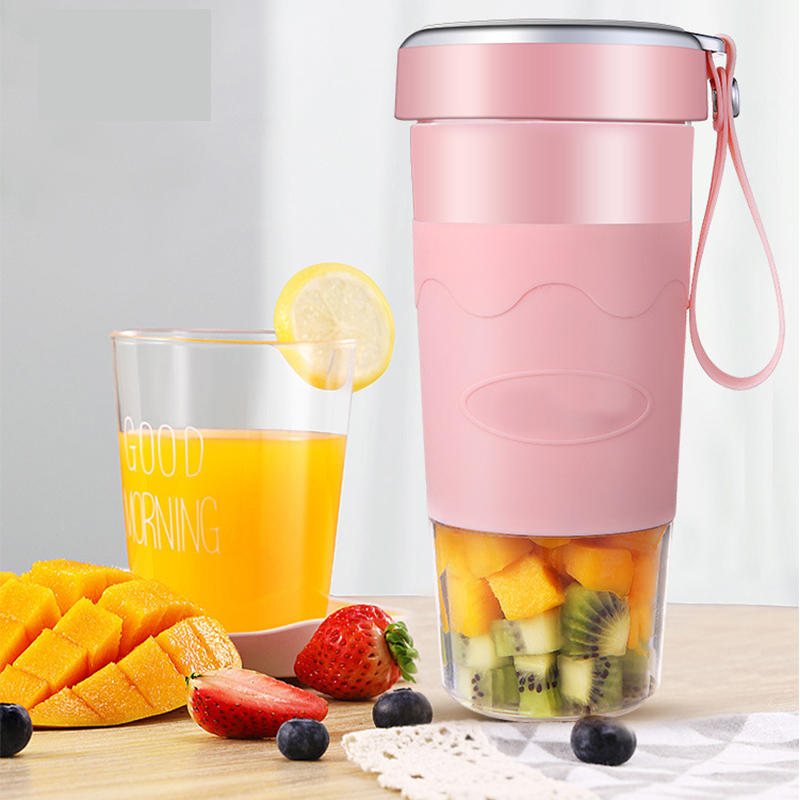 400ml Trådlös Elektrisk Juicepress Fruktmaskin Bärbar Rese-usb Blender Accompany Cup