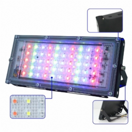 50w Rgb Led Flood Light Ac 220v 230v 240v Utomhus Floodlight Spotlight Ip65 Vattentät Led Street Lamp Landskapsbelysning