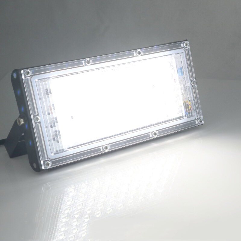 50w Rgb Led Flood Light Ac 220v 230v 240v Utomhus Floodlight Spotlight Ip65 Vattentät Led Street Lamp Landskapsbelysning