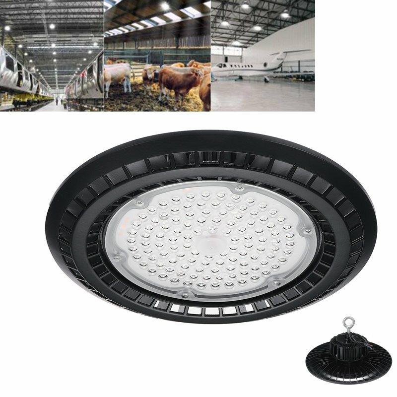 55/110/165/220led 6000k Vitt Ljus Ufo High Bay Inomhus/utomhus Ip65 Fabrikslager