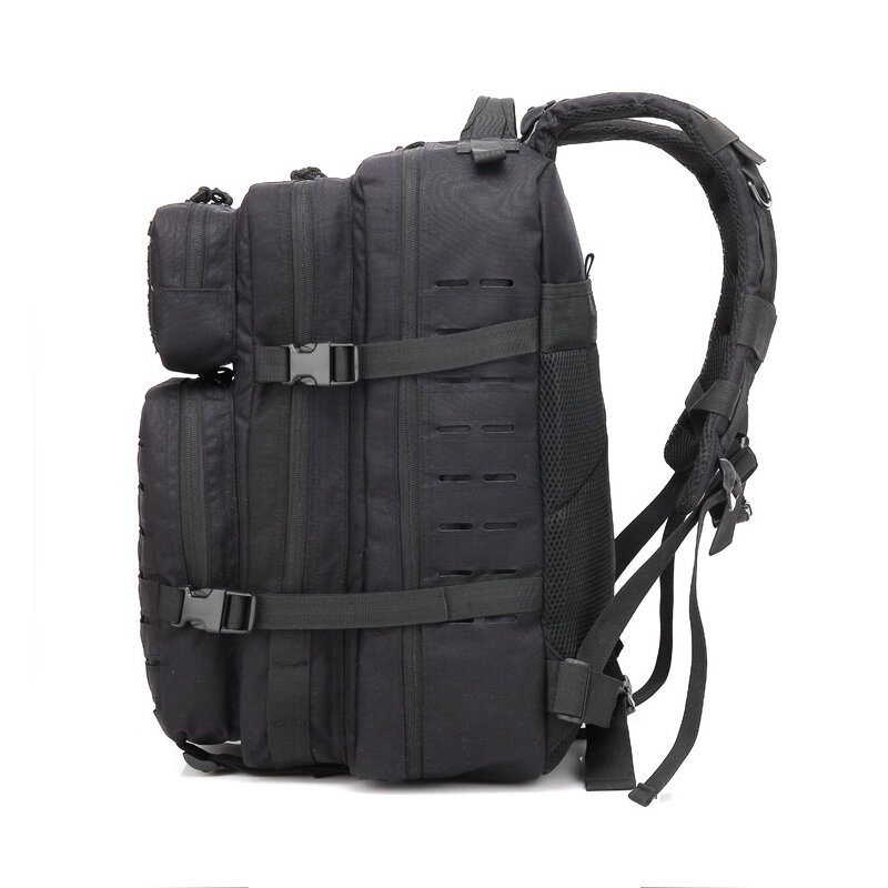 55l Utomhus Molle Military Tactical Army Ryggsäck Vattentät Dragkedja Stor Kapacitet Camping Vandring Trekking Gear Bag