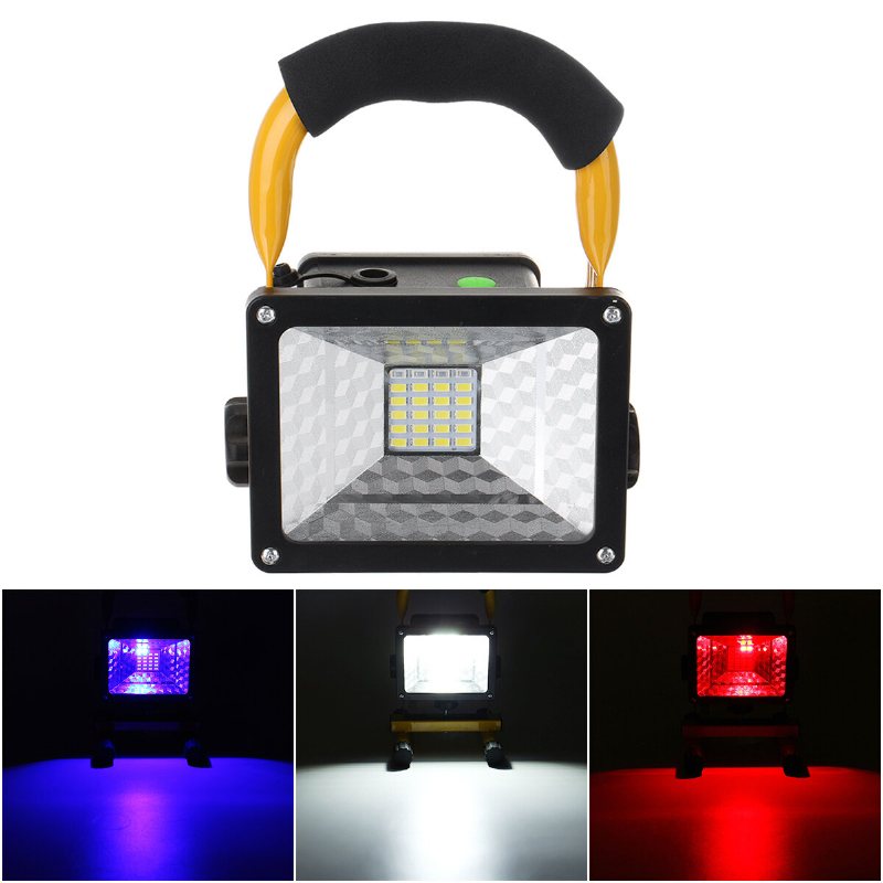 60w Led Flood Light Uppladdningsbar Campinglampa Bärbar Arbetslampa För Utomhuscampingvandring Och Fiske