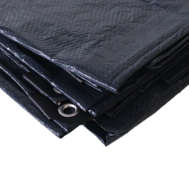 6x3.6m 80gm Tarp Poly Presenning Skylttält Solskydd Skyddsduk Vattentät Bilbåtsöverdrag Tarpa