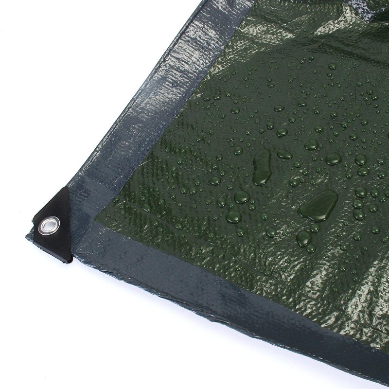 6x3.6m 80gm Tarp Poly Presenning Skylttält Solskydd Skyddsduk Vattentät Bilbåtsöverdrag Tarpa