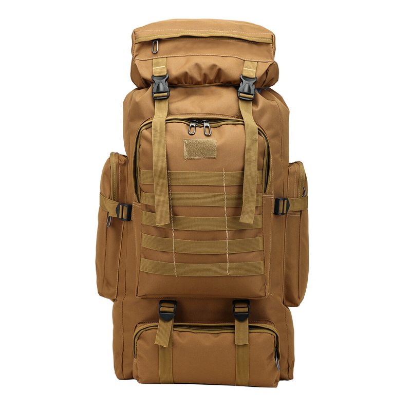 80l Molle Tactical Bag Utomhus Resande Camping Vandring Militär Ryggsäckar Ryggsäck Kamouflageväska