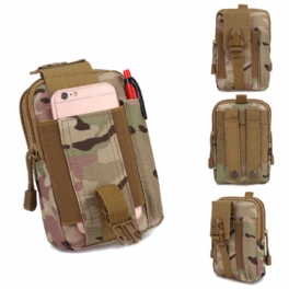 Benniu Bl064 Oxford Molle System Camouflage Militär Taktisk Midjeväska Utomhus Vattentät Sport Crossbody Bag