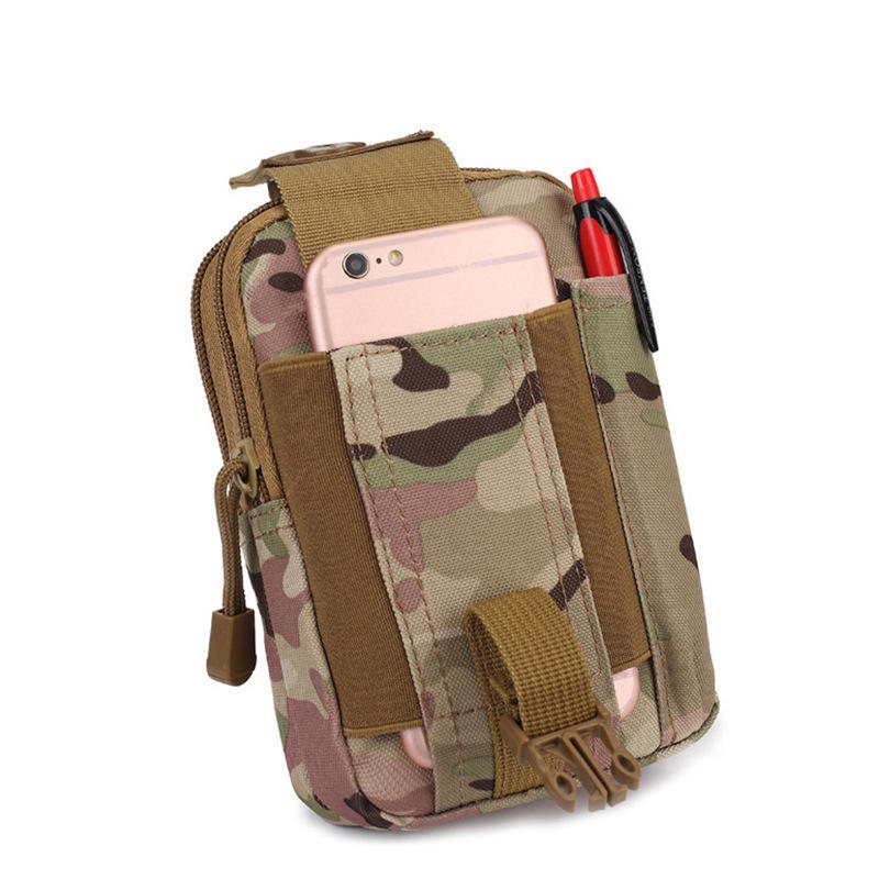 Benniu Bl064 Oxford Molle System Camouflage Militär Taktisk Midjeväska Utomhus Vattentät Sport Crossbody Bag