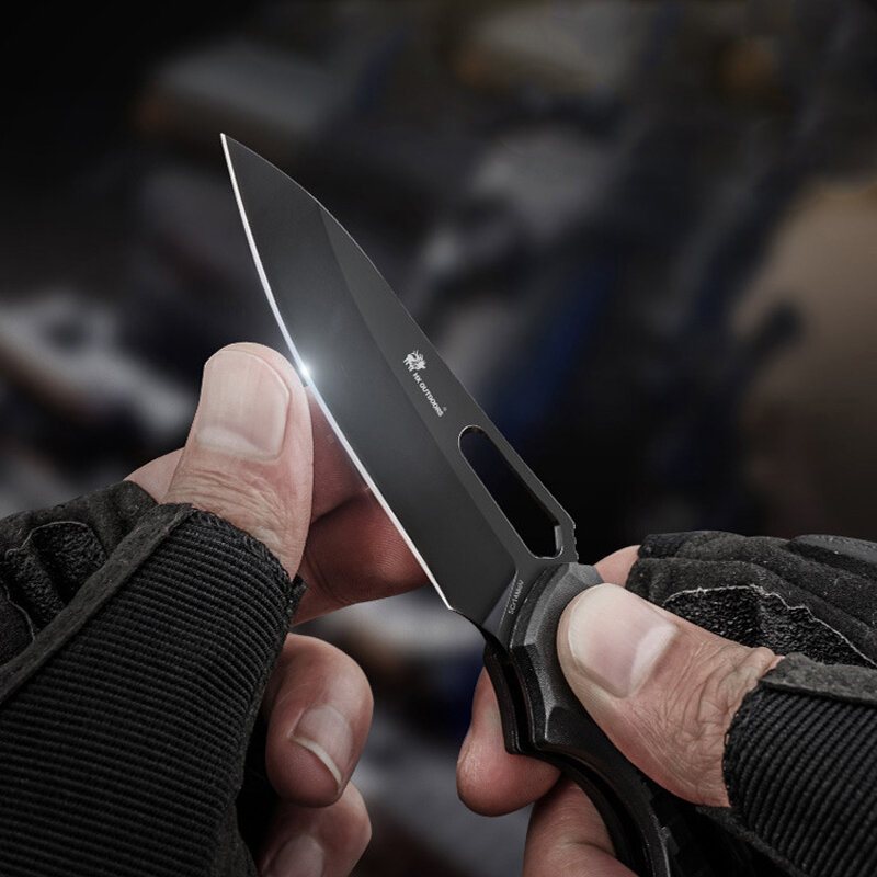 Blade Tactical Folding Edc Knife Survival Multitool Utility Sabre Tools Kniv För Utomhuscampingjakt