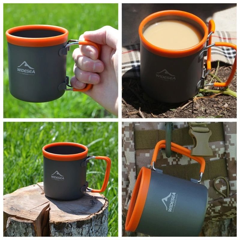 Campingkopp I Aluminium Utomhus Kaffemugg