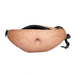 Casual Bod Telefon Midjeväska Köttfärgad Fat Belly Fanny Pack