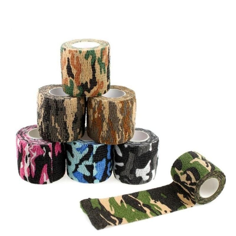 Elastiskt Tejp Camo Wrap Självhäftande Överlevnadsbandage