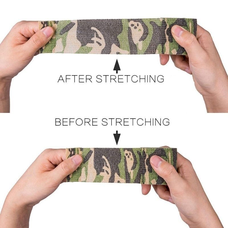 Elastiskt Tejp Camo Wrap Självhäftande Överlevnadsbandage