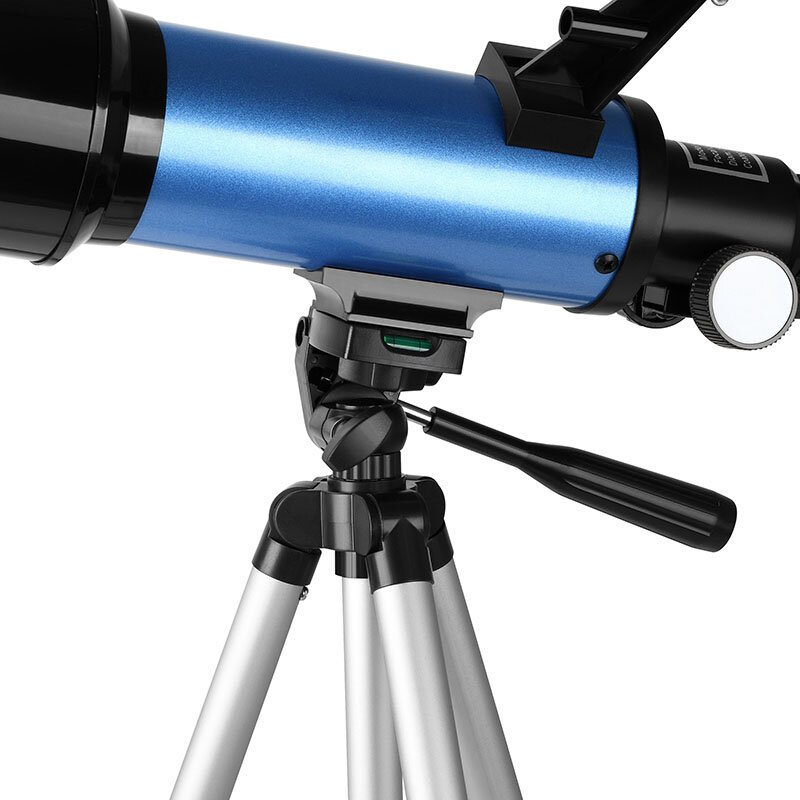 Eu Direct Aomekie 40070 66x Hd Astronomical Telescope 70mm Refractor Resande Okular 3x Barlow Lens Finderscope Med Stativtelefonadapter