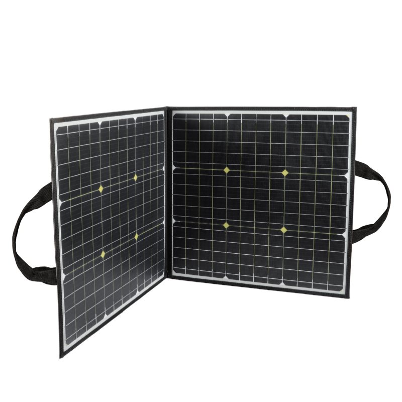 Eu/us Direct Flashfish 100w 18v Bärbar Solpanel 5v Usb Vikbara Solceller Utomhusströmförsörjning Camping Trädgård För Kraftstation