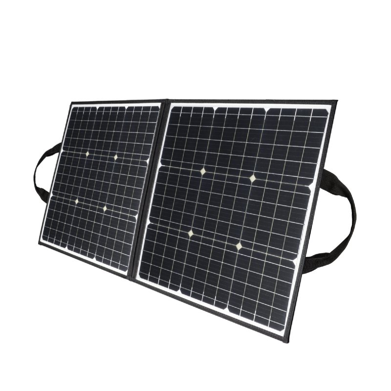 Eu/us Direct Flashfish 100w 18v Bärbar Solpanel 5v Usb Vikbara Solceller Utomhusströmförsörjning Camping Trädgård För Kraftstation