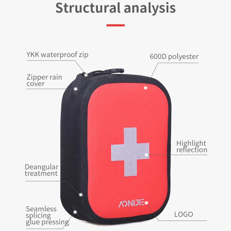 First Aid Kit Outdoor Medical Packet Ipx5 Vattentät