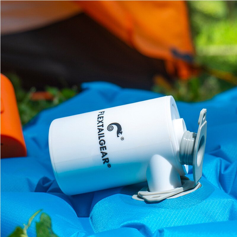 Flextailgear Max Pump 2023 Ultralätt Usb Uppladdningsbar Vattentät Luftpump Blås Upp Töm För Simring Camping Pad Madrass