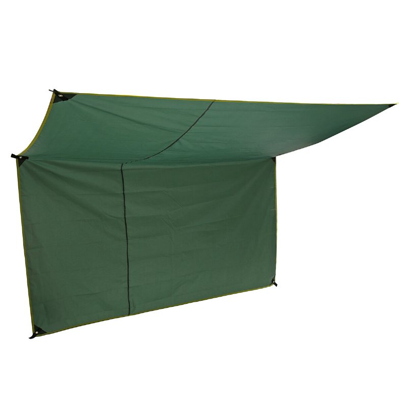 Gracosy 275*275 cm Campingpresenning Gjord Av 420d Oxford Tyg Solskydd Uv-skydd Lättviktsskydd Med 6 Jordbultar I Aluminium Och 6 Stycken 3 M Spännrep