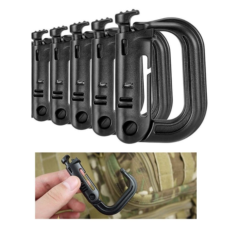 Grimlock Carabiners Tactical D-ring För Molle Gear Stark Och Lätt