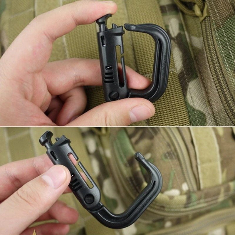 Grimlock Carabiners Tactical D-ring För Molle Gear Stark Och Lätt